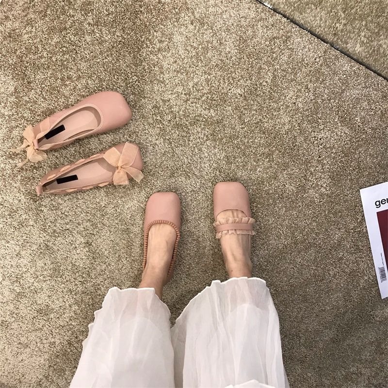 Women Shoes Quick Delivery - Calzado de Verano con Punta Cuadrada