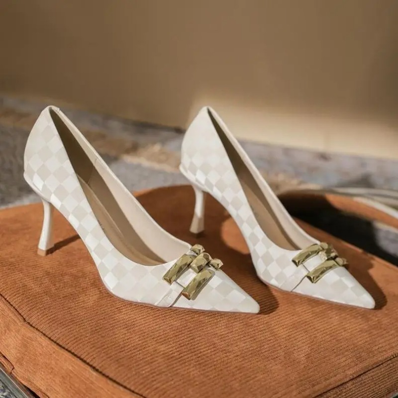 Women Shoes Quick Delivery - Zapatos negros de tacón medio para