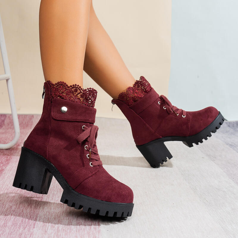 Women'S Shoes Red Bottoms - Botines de tacón alto con parte