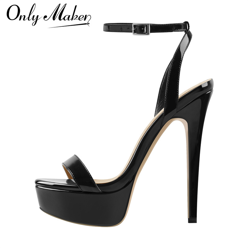 Platform Mule Heel - Onlymaker Sandalias de tacón alto de