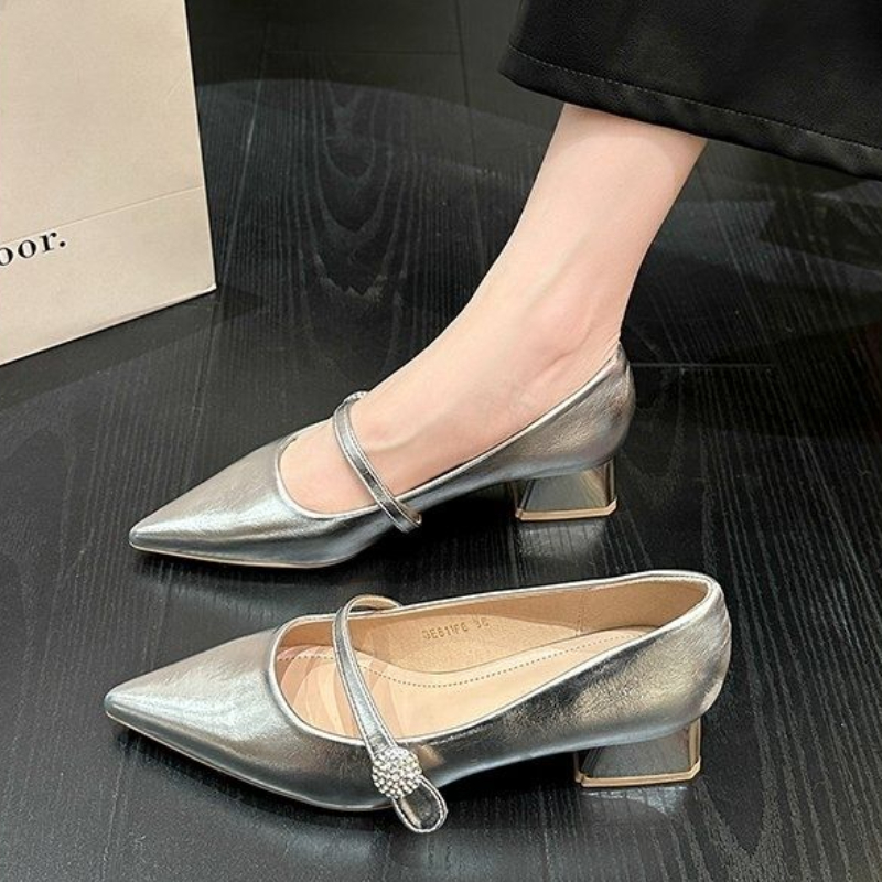 Women Shoes Quick Delivery - Zapatos Mary Jane con punta estrecha