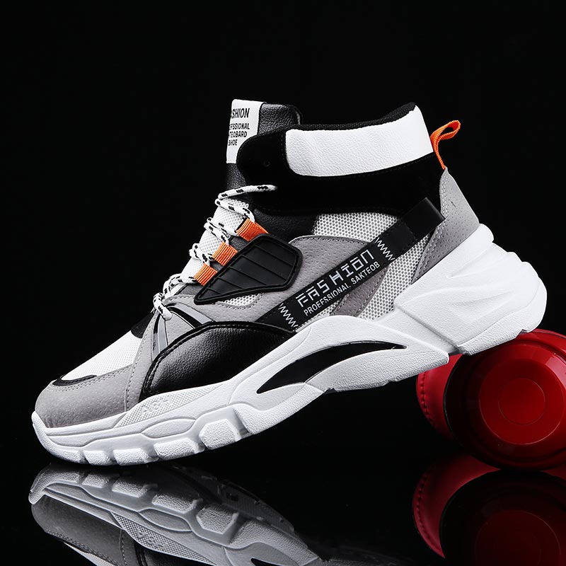 Ribbon Tie Heel - Hightop-Zapatillas deportivas de verano para hombre,