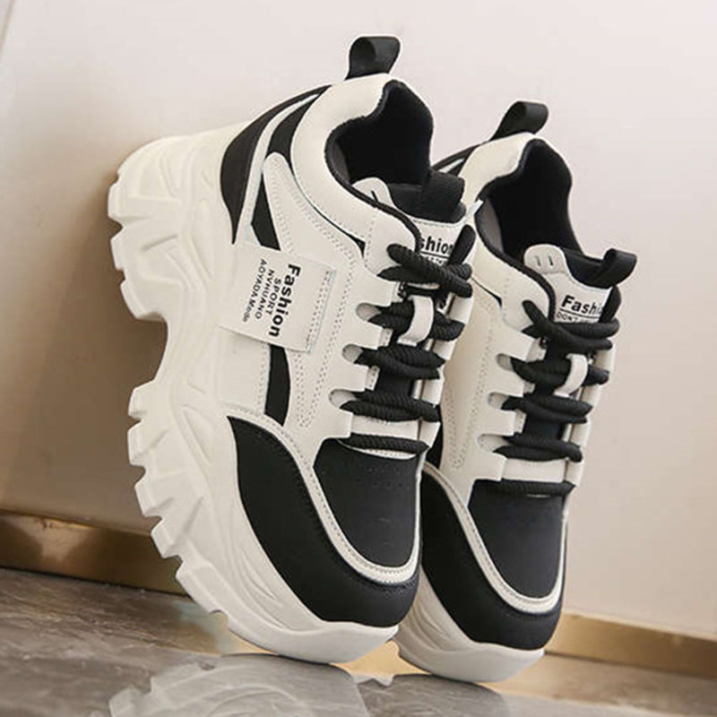 Mesh Sneaker Women - Zapatillas Deportivas de Plataforma con Aumento