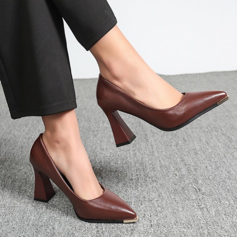 Women'S Shoes Professional - Zapatos de tacón alto profesionales coreanos