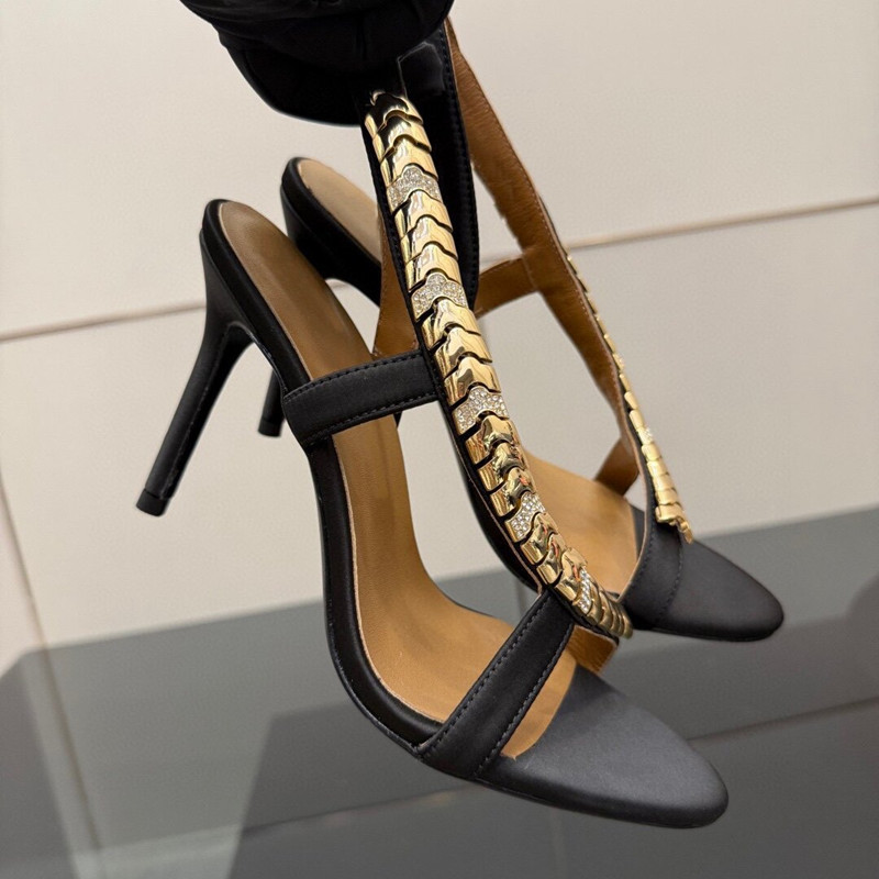 Sandalias de gladiador de saté - Women'S Shoes Veja reseña y precio