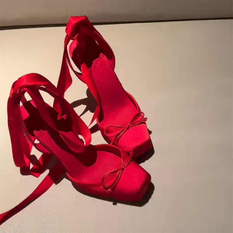Zapatos Rojos de Tacón Alto, S - Women'S Shoes Veja reseña y precio