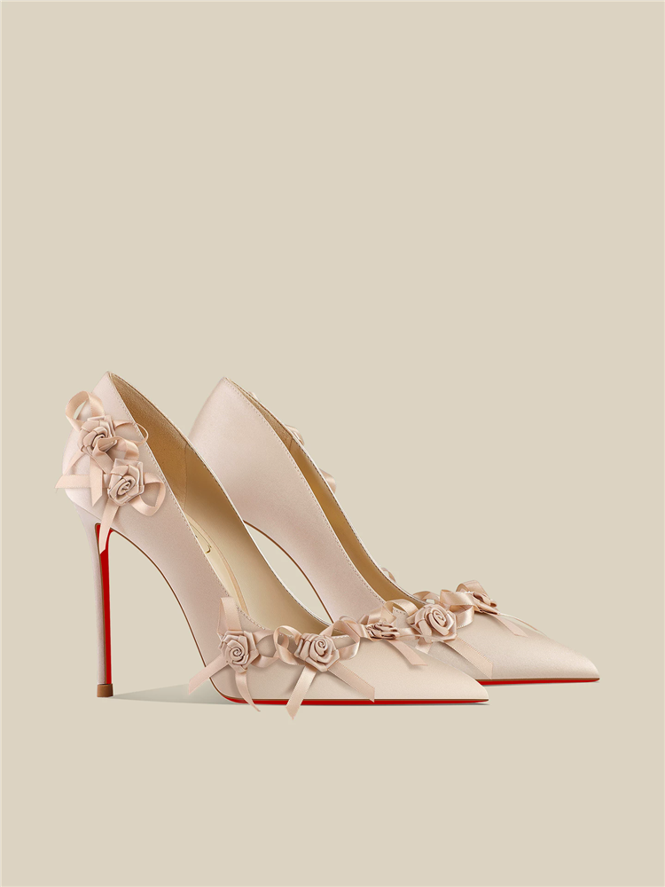 Zapatos de novia de satén blan - Women'S Shoes Red Bottoms reseña y precio