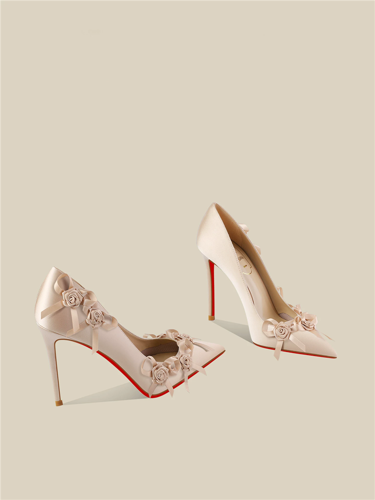 Zapatos de novia de satén blan - Women'S Shoes Red Bottoms reseña y precio