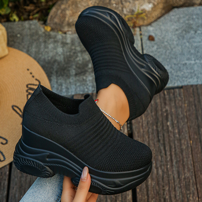 Zapatillas gruesas blancas de  - Mesh Sneaker Women reseña y precio