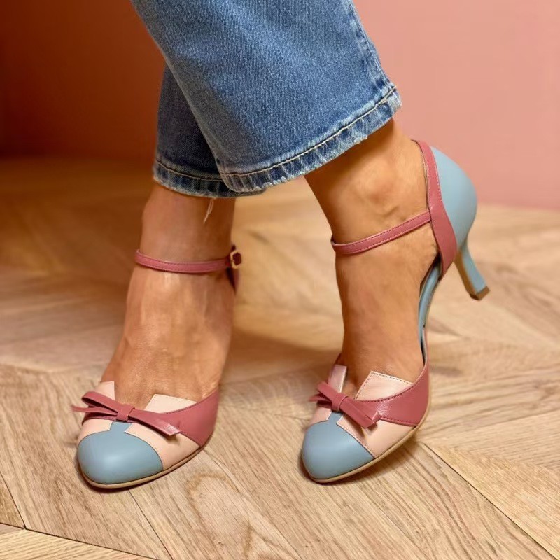 Nuevas Sandalias Stiletto de V - Platform Mule Heel reseña y precio
