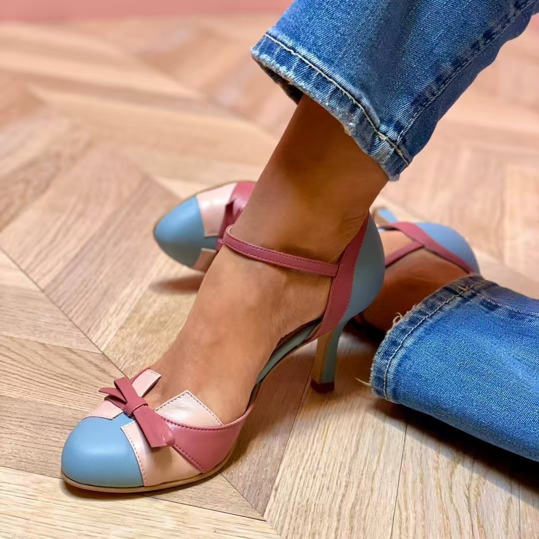 Nuevas Sandalias Stiletto de V - Platform Mule Heel reseña y precio