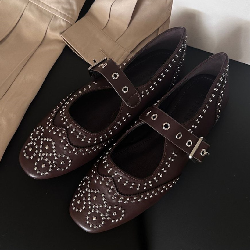 Zapatos planos con diseño de h - Women Shoes Brand reseña y precio