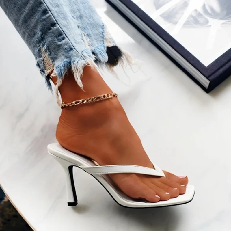 Chanclas de tacón con estilo p - Women Shoes Mules reseña y precio