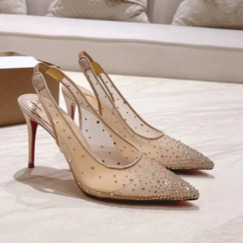 Sandalias de tacón de aguja co - Platform Mule Heel reseña y precio