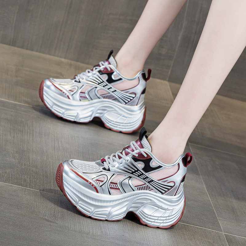 Zapatillas Deportivas con Plat - Mesh Sneaker Women reseña y precio
