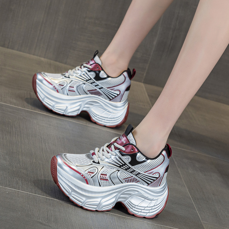 Zapatillas Deportivas con Plat - Mesh Sneaker Women reseña y precio