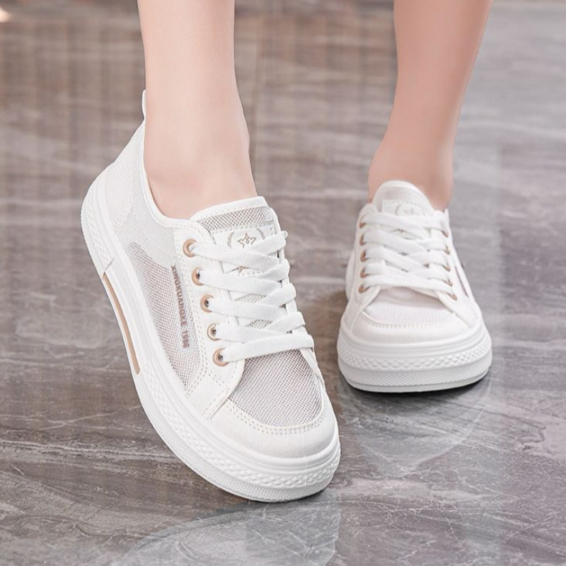 Zapatillas de Lona Casuales de - Mesh Sneaker Women reseña y precio