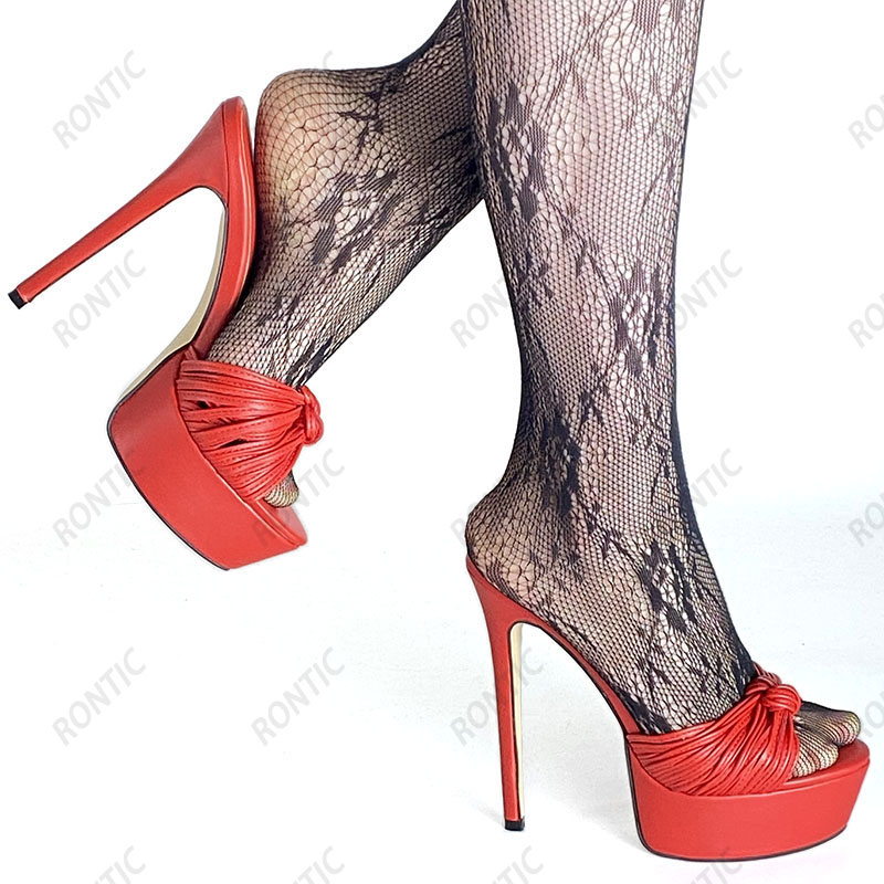 Rontic-sandalias de plataforma - Women Shoes Mules reseña y precio