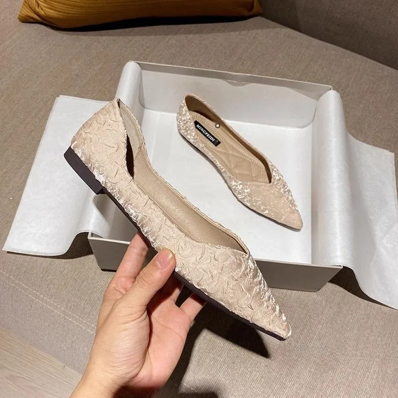 Zapatos planos de Punta puntia - Women Shoes Quick Delivery reseña y precio