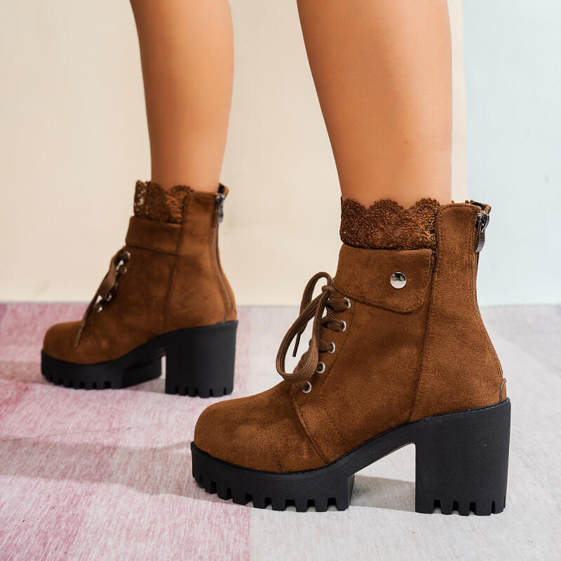Botines de tacón alto con part - Women'S Shoes Red Bottoms reseña y precio
