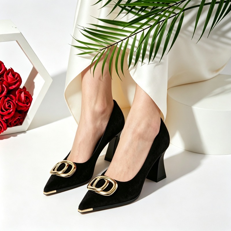 Nuevos zapatos de tacón de blo - Women'S Shoes Professional reseña y precio