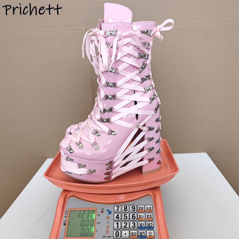 Botines con lazo cruzado para  - Ribbon Tie Heel reseña y precio