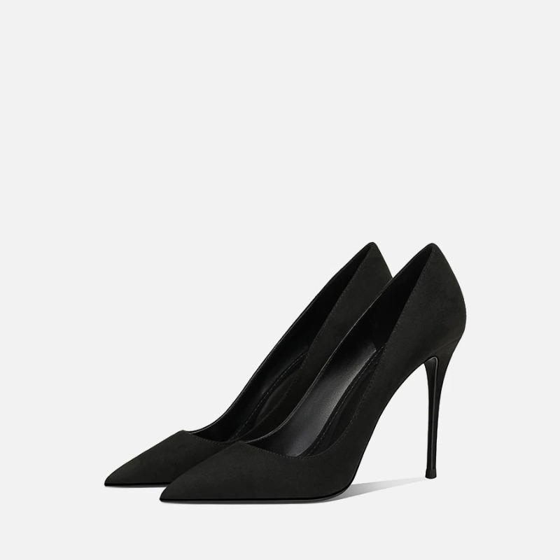 Nuevos tacones altos de gamuza - Women'S Shoes Professional reseña y precio