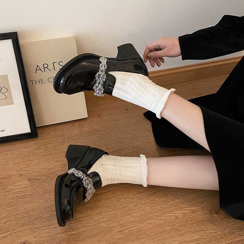 Zapatos Mary Jane con diamante - Women Shoes Quick Delivery reseña y precio