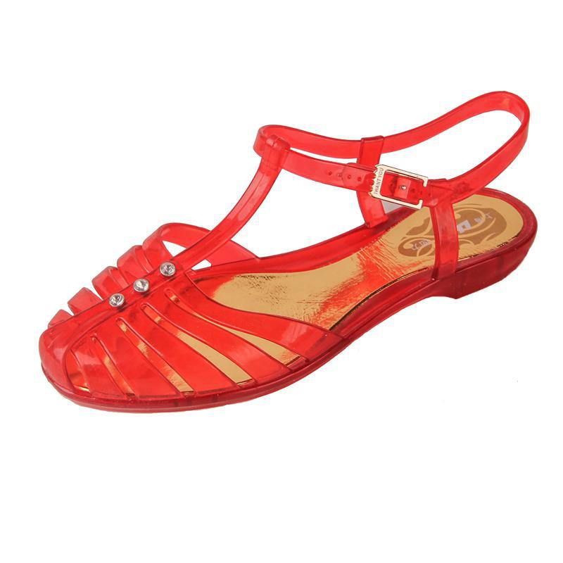 Sandalias planas de cristal pa - Women'S Shoes Red Bottoms reseña y precio