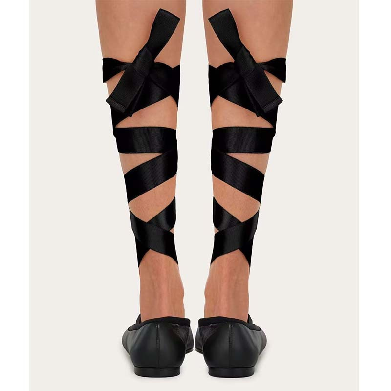 Zapatos planos de Ballet para  - Ribbon Tie Heel reseña y precio