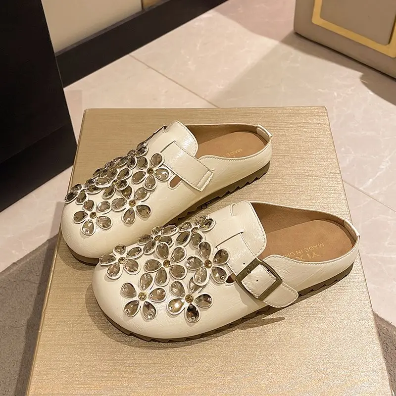 Zuecos de Mujer con Hebilla de - Women Shoes Mules reseña y precio