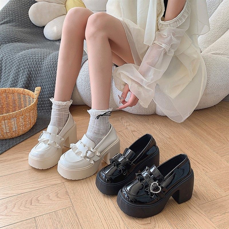 Zapatos de tacón cuadrado con  - Women Shoes Quick Delivery reseña y precio