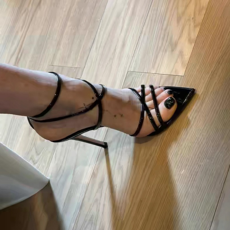 Sandalias de tacón alto con pu - Platform Mule Heel reseña y precio