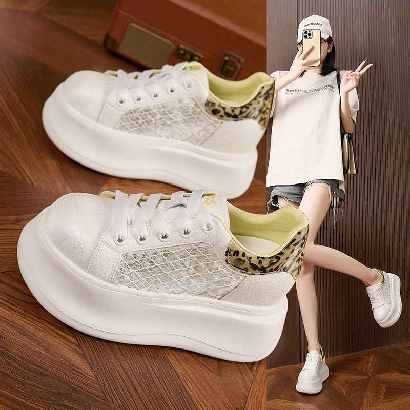 Zapatos Blancos de Suela Grues - Mesh Sneaker Women reseña y precio