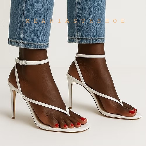 Sandalias Gladiador Beige y Ne - Platform Mule Heel reseña y precio