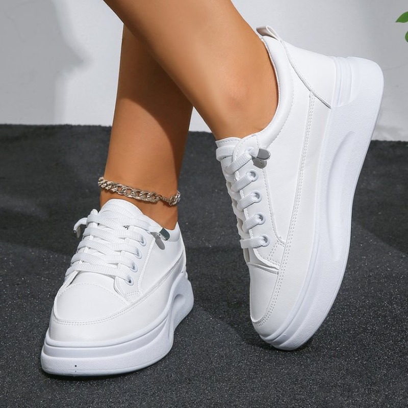 Zapatillas blancas para mujer, - Women'S Shoes Veja reseña y precio